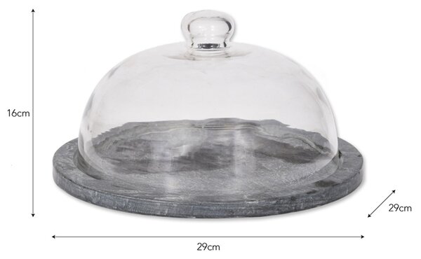 Podnos na dort s poklopem Brompton Garden Trading