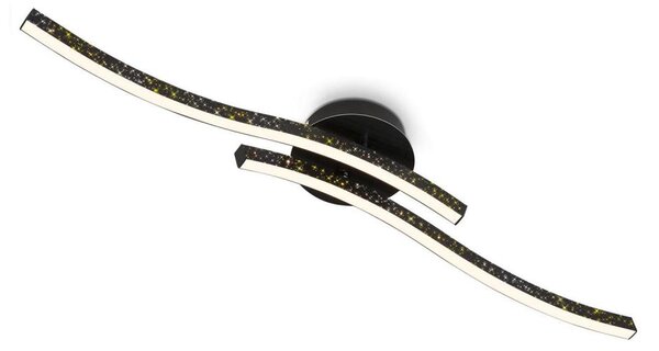 Briloner 3718-025 - LED Přisazený lustr REY 2xLED/6W/230V černá