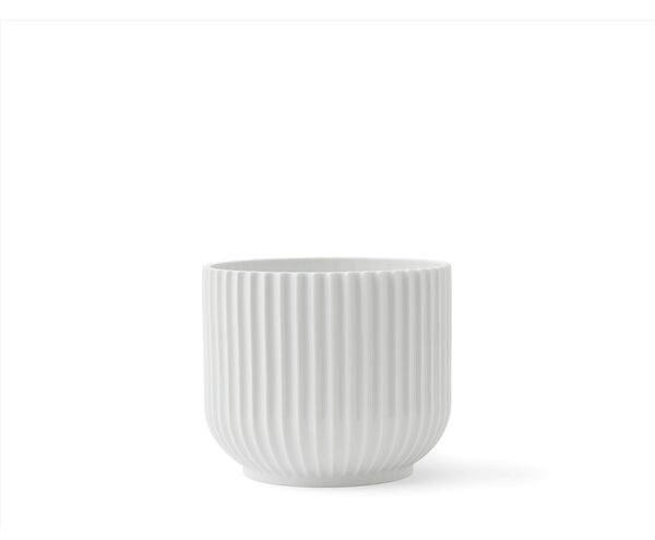 Porcelánový květináč Lyngby bílý - 13 cm Lyngby Porcelaen