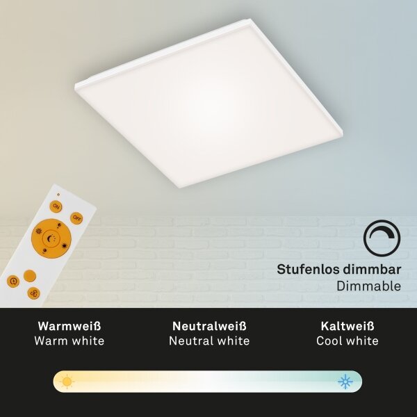 Briloner 7378-116 - LED Stmívatelné stropní svítidlo FRAMELESS LED/24W/230V + DO