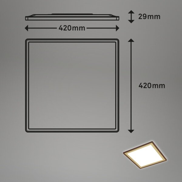 Briloner 7459-417 - LED Stmívatelné stropní svítidlo DECO LED/24W/230V + DO