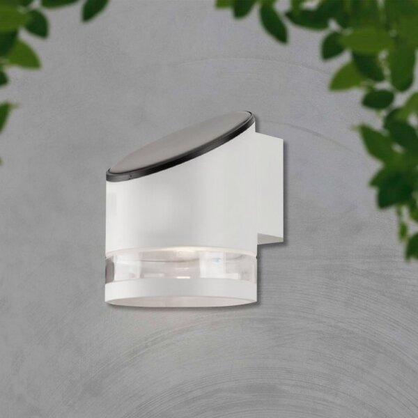 LED Venkovní solární nástěnné svítidlo LED/1W/3,7V 3000K IP54 1200 mAh bílá