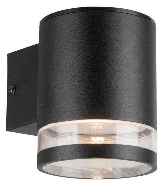 LED Venkovní solární nástěnné svítidlo se senzorem LED/1W/3,7V 3000K IP54 černá