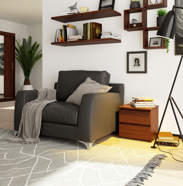Noční stolek Cleania CL2 (wenge). Akce -19%