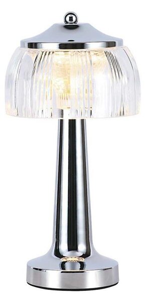 LED Stmívatelná stolní lampa LED/1W/5V 3000-6000K 1800 mAh chrom