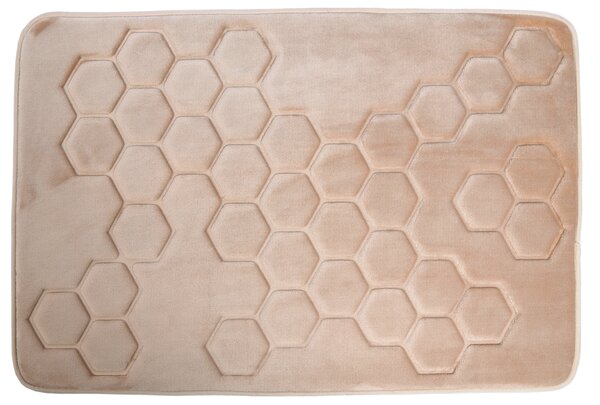 Hyggli Honey koupelnová podložka 90x60 cm obdélníkový béžová 70-091