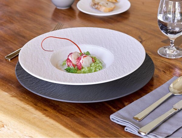 TALÍŘ NA TĚSTOVINY Manufacture Rock blanc 28 cm Villeroy & Boch - Talíře na těstoviny & pizzu
