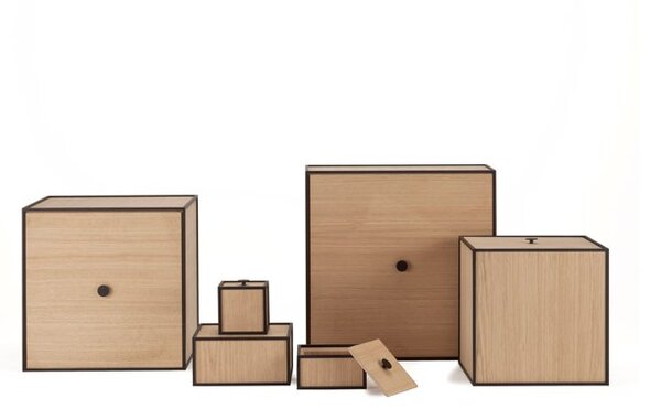 Úložný box Frame Oak 14x14 cm Audo Copenhagen
