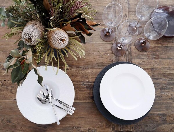 TALÍŘ NA TĚSTOVINY Manufacture Rock blanc 28 cm Villeroy & Boch - Talíře na těstoviny & pizzu