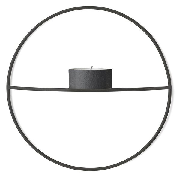 Nástěnný svícen POV Tealight S Black Audo Copenhagen