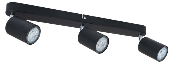 BERGE Stropní bodové svítidlo LED VIKI 3x GU10 černé