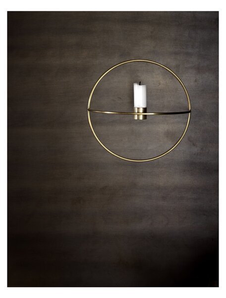 Nástěnný svícen POV Circle S Brass Audo Copenhagen