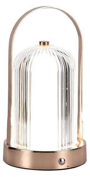 LED Stmívatelná stolní lampa LED/1W/5V 3000-6000K 1800 mAh měď