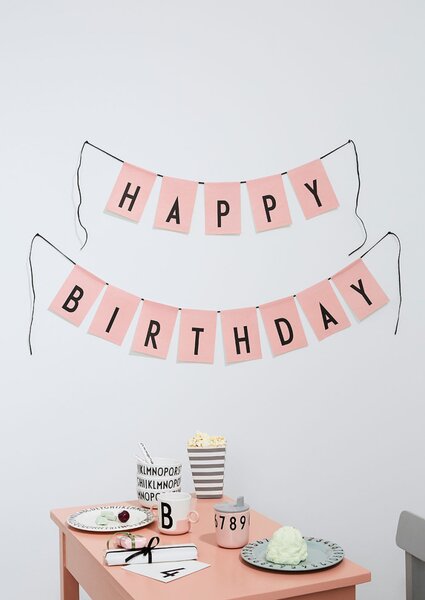 Dětský příbor Letters bílý – set 4 ks Design Letters