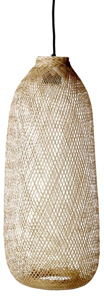 Závěsné bambusové svítidlo Bamboo Oval Bloomingville