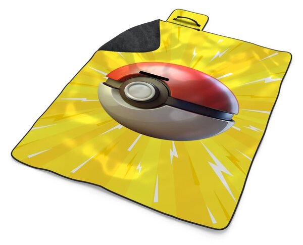 Sablio Plážová deka Pokemon ball Exploze: 200x140 cm
