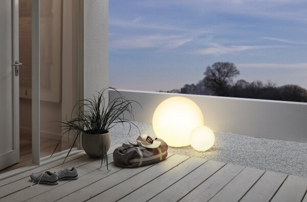 Eglo 98108 - LED RGBW Venkovní lampa MONTEROLO-C LED/9W/230V IP65 pr.600