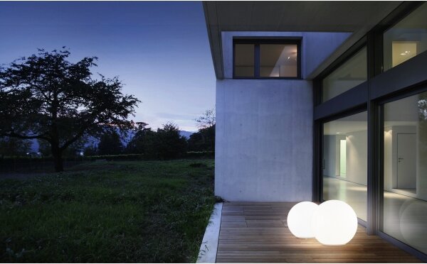 Eglo 98108 - LED RGBW Venkovní lampa MONTEROLO-C LED/9W/230V IP65 pr.600