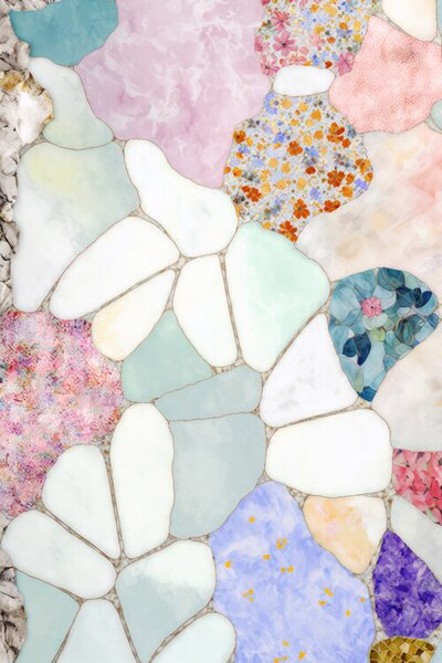 Ilustrace Floral Mosaic, Treechild