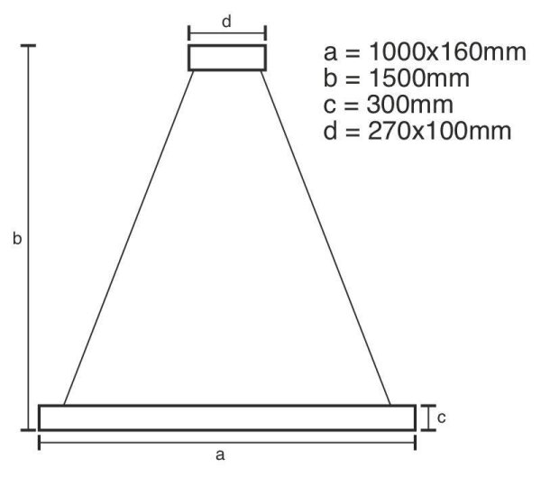 LED Stmívatelný křišťálový lustr na lanku LED/95W/230V + dálkové ovládání