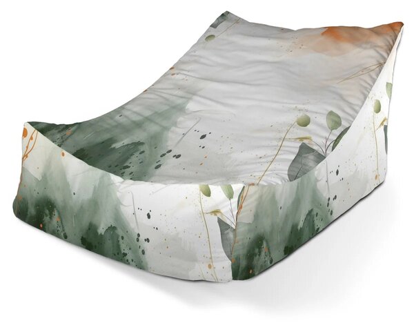 Sablio Sedací vak Lounge Lesní mlha - 80 x 95 x 50 cm