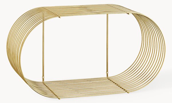 Nástěnná kovová police Curva, Š 61 cm