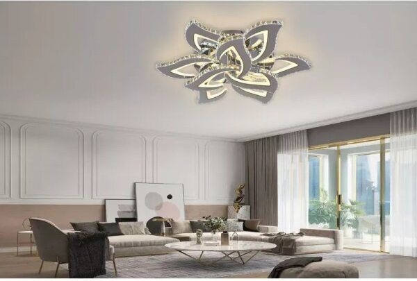 LED Stmívatelný přisazený lustr LED/180W/230V 3000-6500K + dálkové ovládání