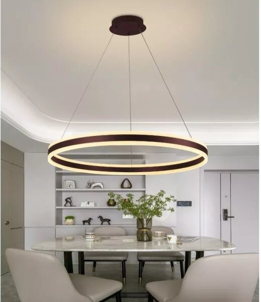 LED Stmívatelný lustr na lanku LED/110W/230V 3000-6500K + dálkové ovládání