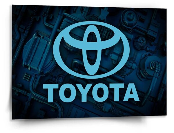 Sablio Obraz Logo Toyota Motor - 150x110 cm