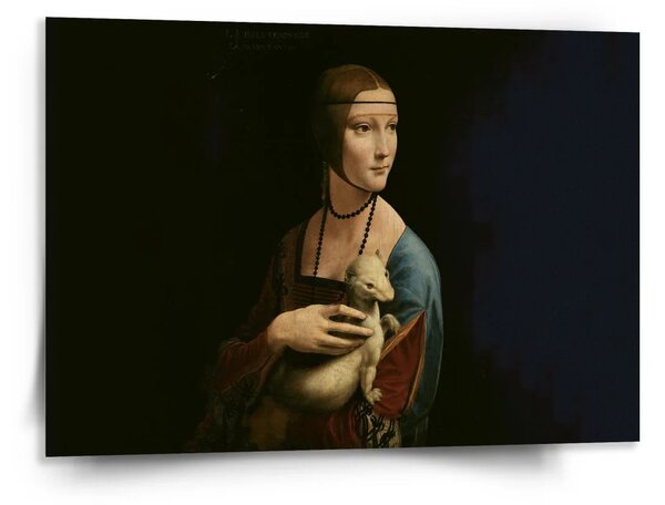 Sablio Obraz Dáma s hranostajem - Leonardo da Vinci - 150x110 cm