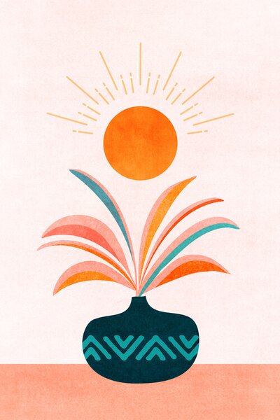 Ilustrace Sun Worship, Kristian Gallagher
