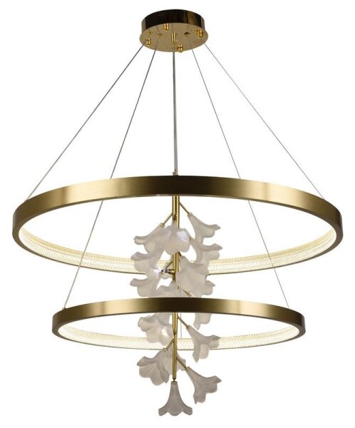 LED Stmívatelný lustr na lanku LED/100W/230V 3000-6500K + dálkové ovládání