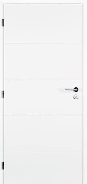 Doornite Quatro Interiérové dveře 70 L, 746 × 1983 mm, lakované, levé, bílé, plné