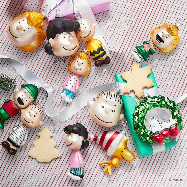 PEANUTS Skleněná ozdoba figurka Linus