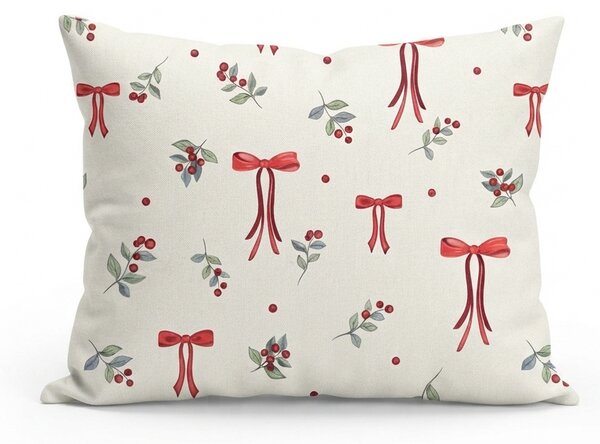 Bavlněný povlak na polštář HOLLY BOWS 45x45 cm, barevný