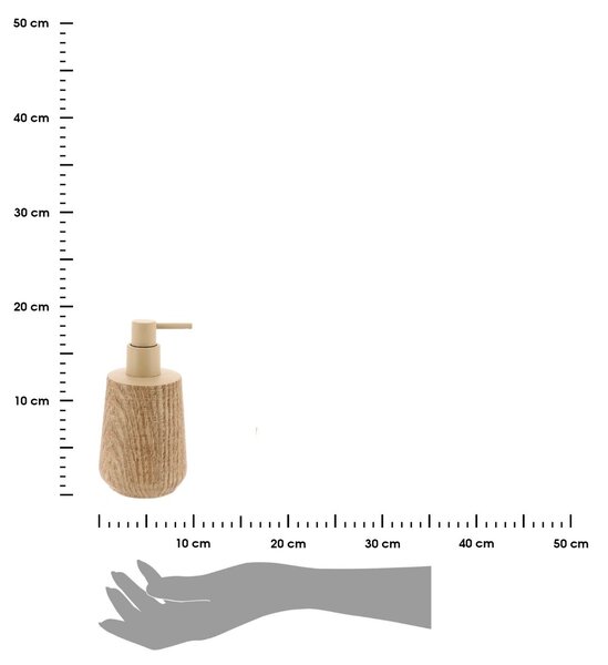 Dávkovač mýdla Rivo, béžová, 350 ml