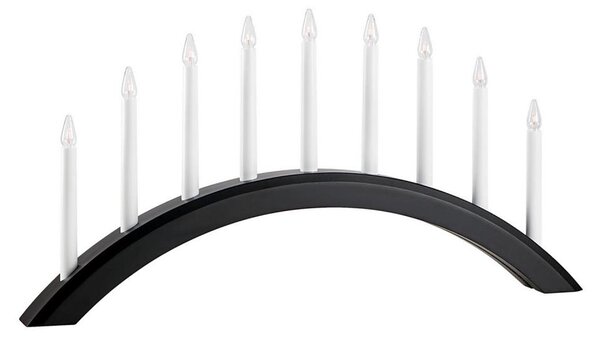 Markslöjd 705957 - Vánoční svícen AVENTO 9xE10/3W/230V černá