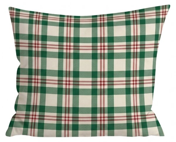 Bavlněný povlak na polštář WINTER PLAID 45x45 cm, barevný