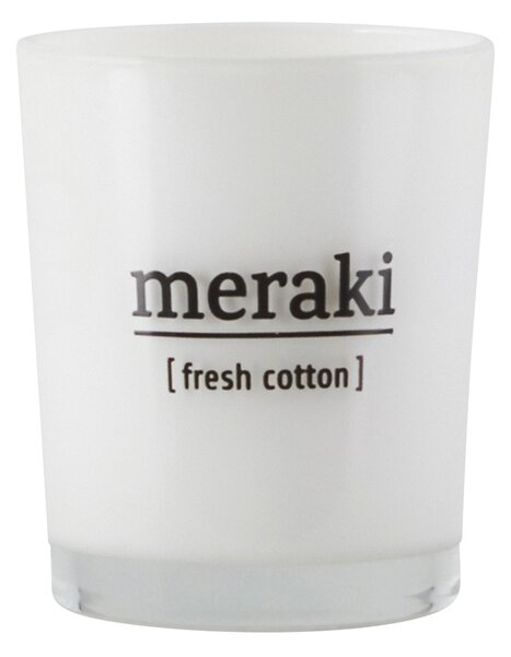 Vonná svíčka Fresh cotton 6,7 cm Meraki