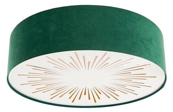 Stropní svítidlo RAYS 2xE27/60W/230V pr. 60 cm zelená