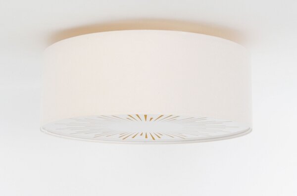 Stropní svítidlo RAYS 2xE27/60W/230V pr. 60 cm bílá