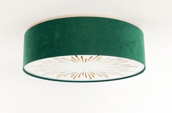 Stropní svítidlo RAYS 2xE27/60W/230V pr. 60 cm zelená