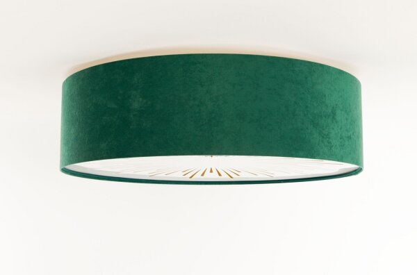 Stropní svítidlo RAYS 2xE27/60W/230V pr. 60 cm zelená