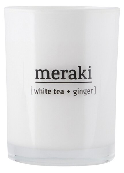 Vonná svíčka White tea & Ginger Meraki