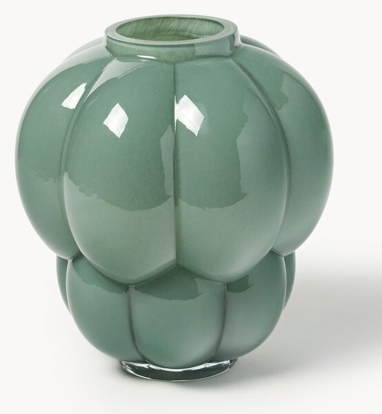 Ručně foukaná skleněná váza Uva, V 28 cm