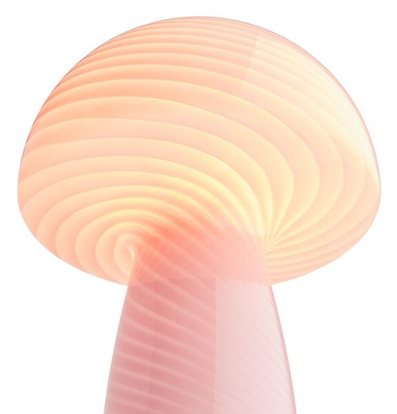 FUNGI TOWN Stolní lampa - sv. růžová
