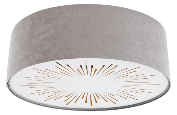Stropní svítidlo RAYS 2xE27/60W/230V pr. 40 cm šedá