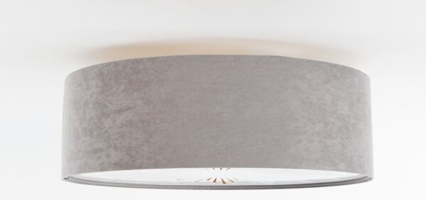 Stropní svítidlo RAYS 2xE27/60W/230V pr. 40 cm šedá