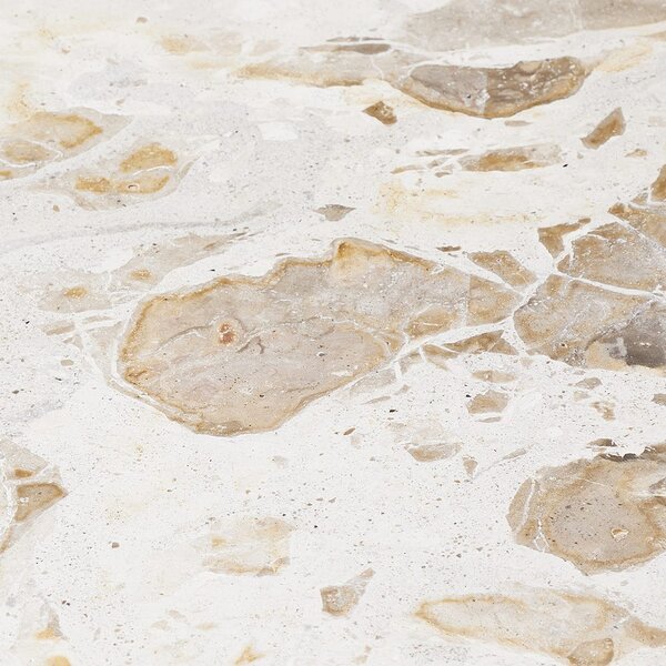 MARBLE Mramorový tác 30 cm - béžová