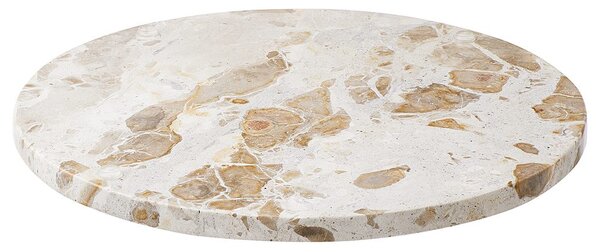 MARBLE Mramorový tác 30 cm - béžová